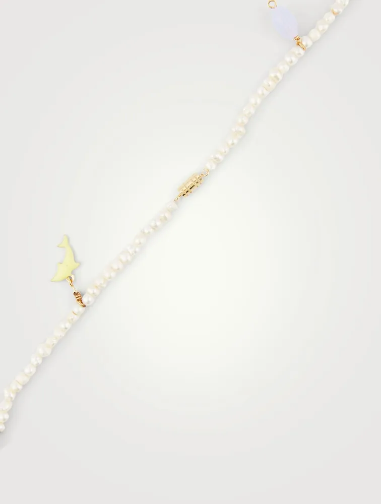 Love Parade Pearl Charm Necklace