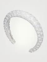 Marzia Sequin Silk Tulle Headband