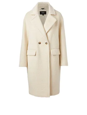 Eve Wool-Blend Long Coat