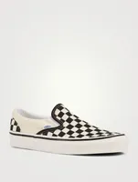 Anaheim Factory Classic Slip-On 98 DX Canvas Sneakers Checker Print