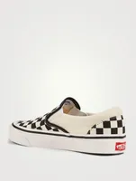 Anaheim Factory Classic Slip-On 98 DX Canvas Sneakers Checker Print