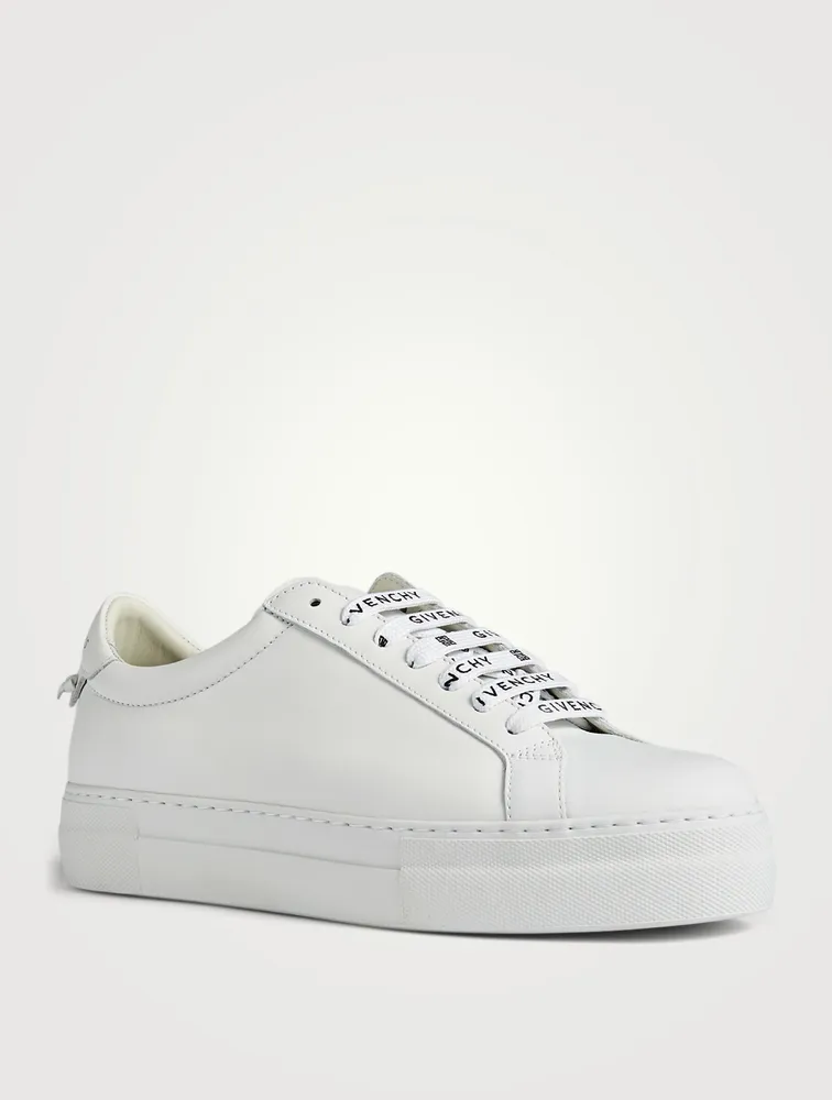 Urban Leather Platform Sneakers