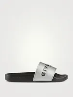 Rubber Logo Slide Sandals