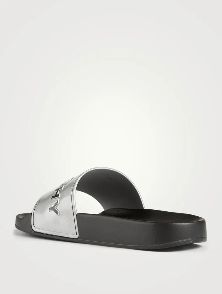 Rubber Logo Slide Sandals