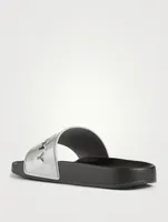 Rubber Logo Slide Sandals