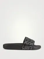 Grooley Quilted Pool Slide Sandals
