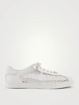 Helena Mesh And Leather Sneakers