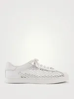 Helena Mesh And Leather Sneakers