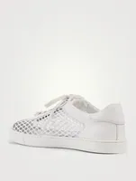 Helena Mesh And Leather Sneakers