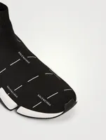 Speed 2.0 Technical Recycled Knit Sock Sneakers Logo License Print