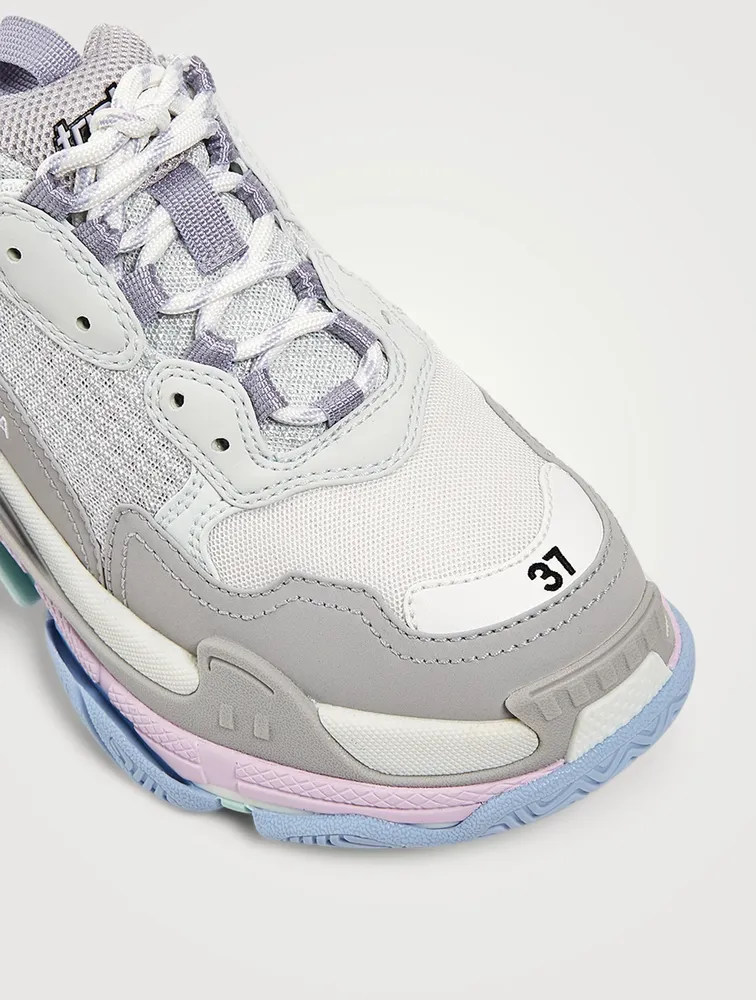 Triple S Double Foam And Mesh Sneakers