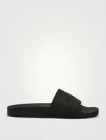 Rubber Logo Pool Slide Sandals