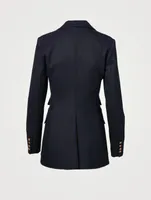 Birkin Blazer Windowpane Print