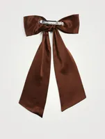 Oversized Silk Hair Bow