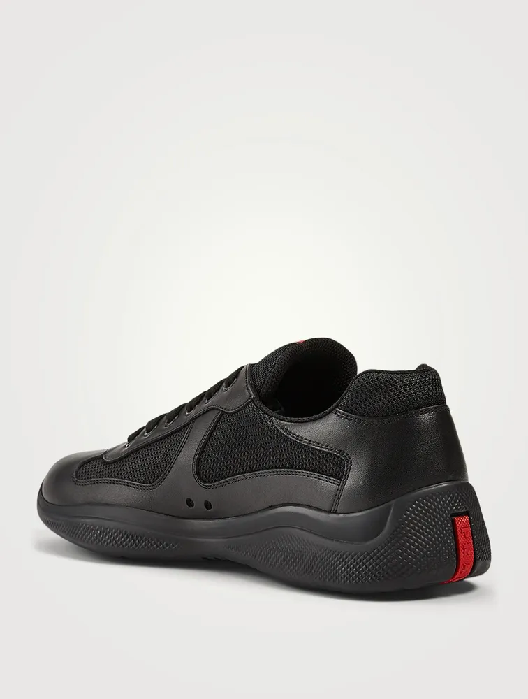 America's Cup Leather And Mesh Sneakers