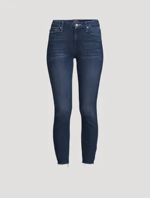 Looker High-Waisted Jeans With Ankle Fray