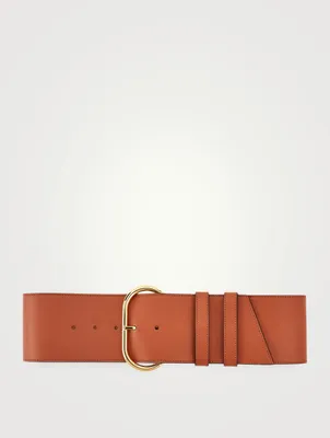 Wide Leather Belt