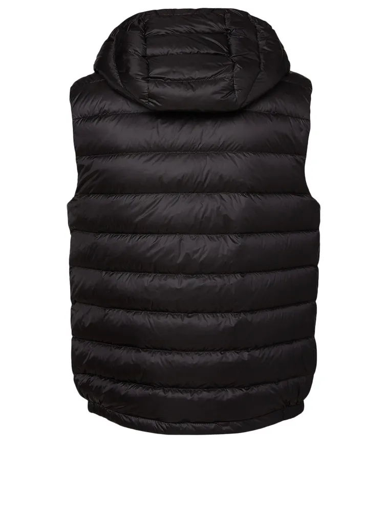 Timothe Quilted Down Vest With Hood