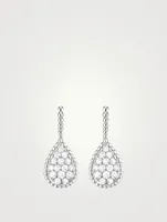 Serpent Bohème L Motif White Gold Sleeper Earrings With Diamonds