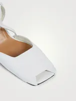 Open Toe Strap Leather Heeled Sandals