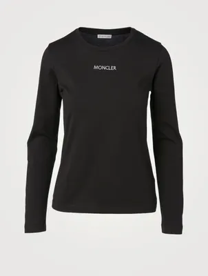 Cotton Long-Sleeve T-Shirt With Logo