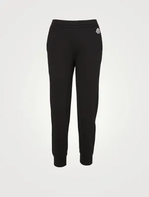 Cotton-Blend Jogger Pants With Logo