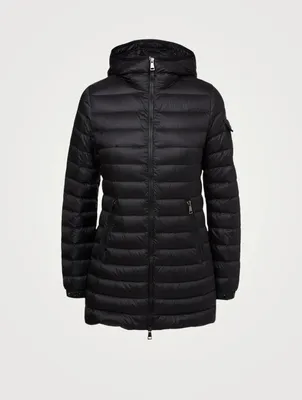 Ments Quilted Down Jacket With Hood