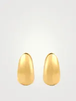 18K Gold Vermeil Hinged Hoop Earrings