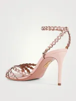 Tequila 85 Crystal Leather Heeled Sandals