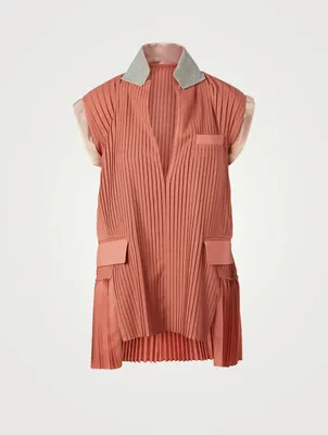 Suiting Pullover Sleeveless Top