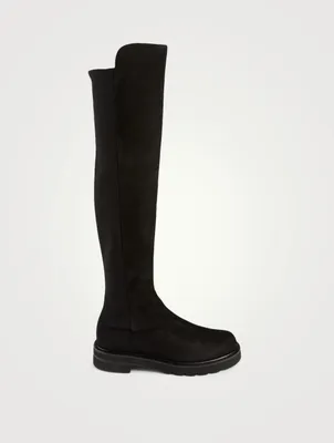 5050 Lift Suede And Micro Stretch Over-The-Knee Boots
