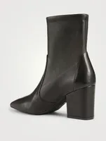 Vernell 75 Leather Heeled Ankle Boots