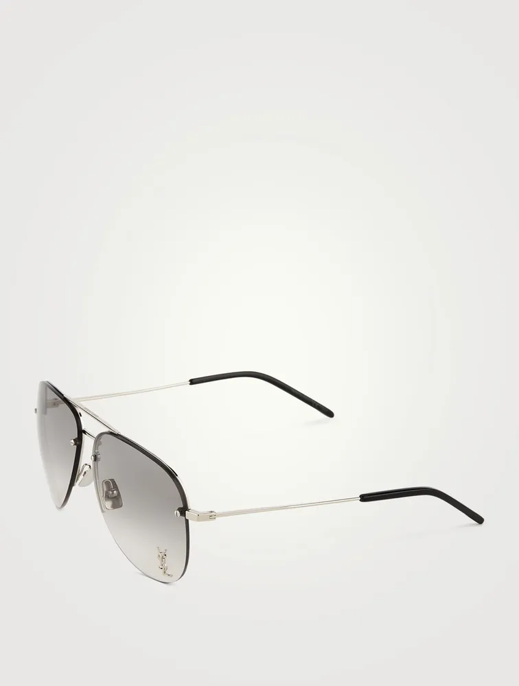 Classic SL 11 YSL Monogram Aviator Sunglasses