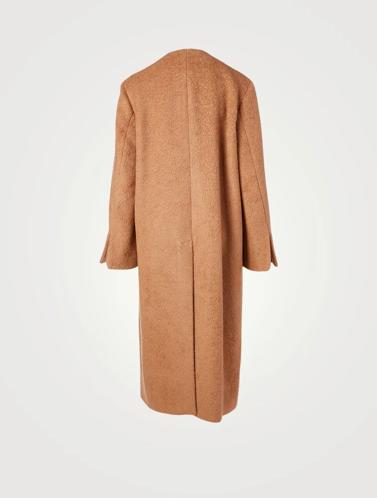 Alpaca And Wool Oversized Coat
