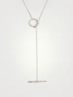 Roca Sterling Silver Toggle Necklace