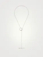 Roca Sterling Silver Toggle Necklace