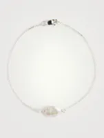 Keshi Sterling Silver Bracelet With Pearl