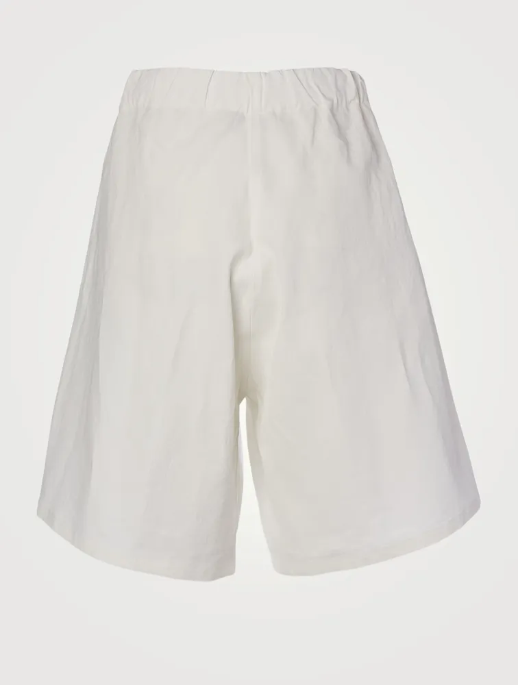 Leda Linen Bermuda Shorts