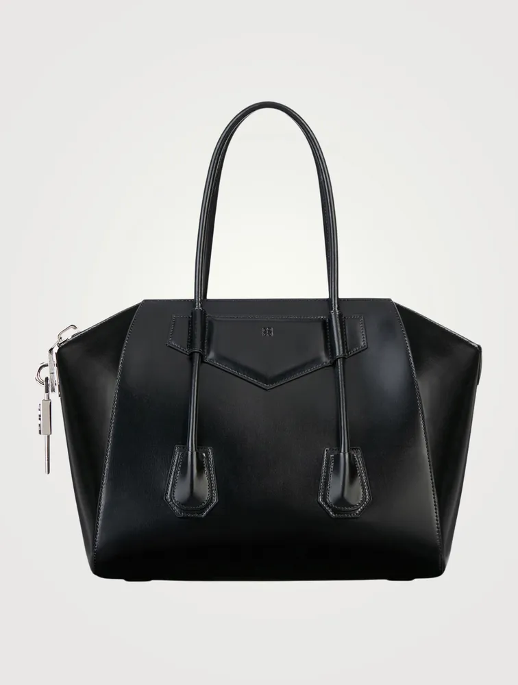 Medium Antigona Leather Bag With Lock