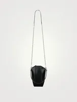 Mini Antigona Vertical Leather Crossbody Bag