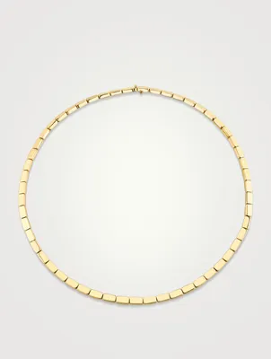 18K Gold Bunny Link Necklace