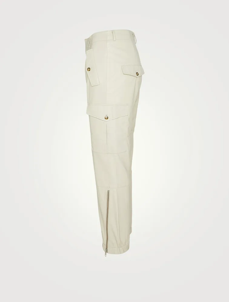 Dancer Leather Cargo Pants