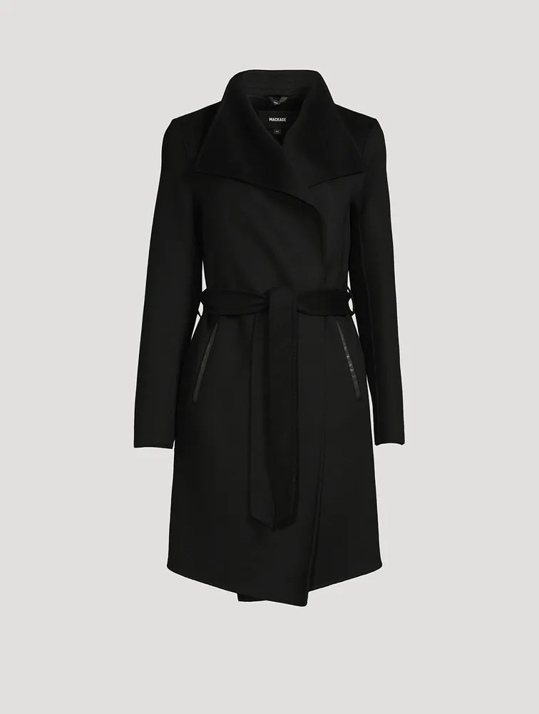 Laila Wool Coat With Waterfall Collar