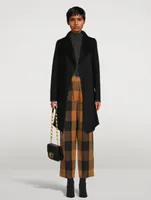 Laila Wool Coat With Waterfall Collar