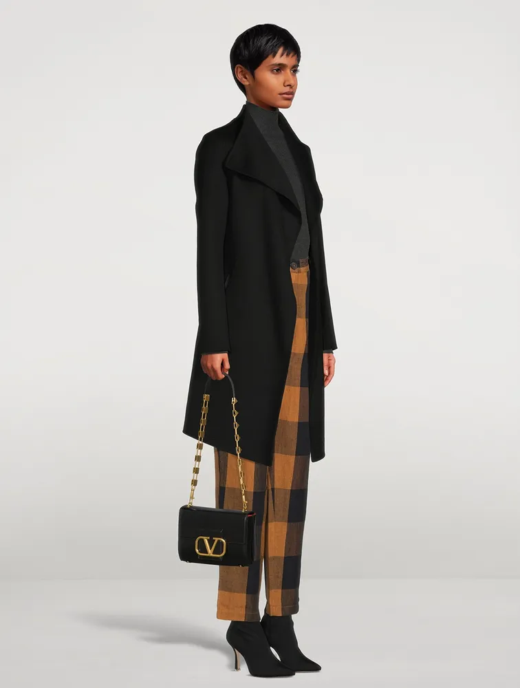 Laila Wool Coat With Waterfall Collar