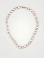 18K Rose Gold Pearl Necklace