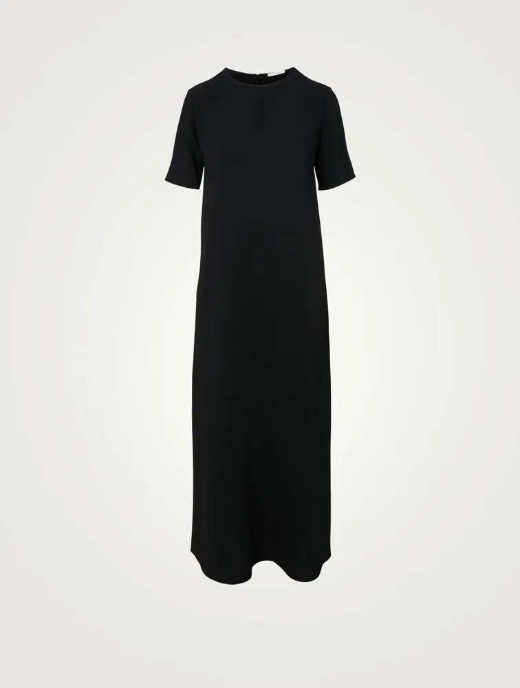 Robi Short-Sleeve Long Dress
