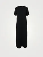 Robi Short-Sleeve Long Dress