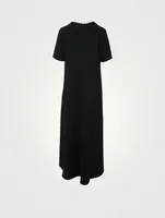 Robi Short-Sleeve Long Dress