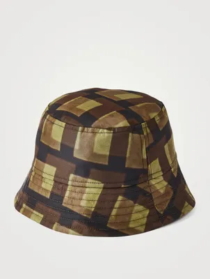 Gillian Nylon Bucket Hat In Len Lye Print